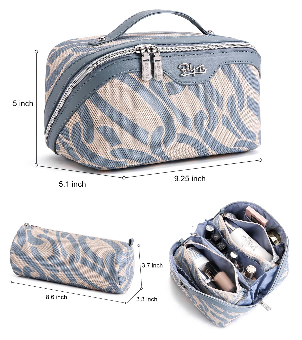 BOYATU waterproof PU leather exterior protects contents during travel