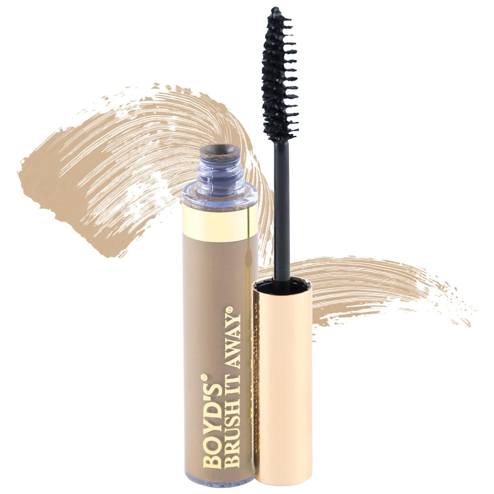 Boyd's Brush It Away root cover in blonde for natural gray concealment.