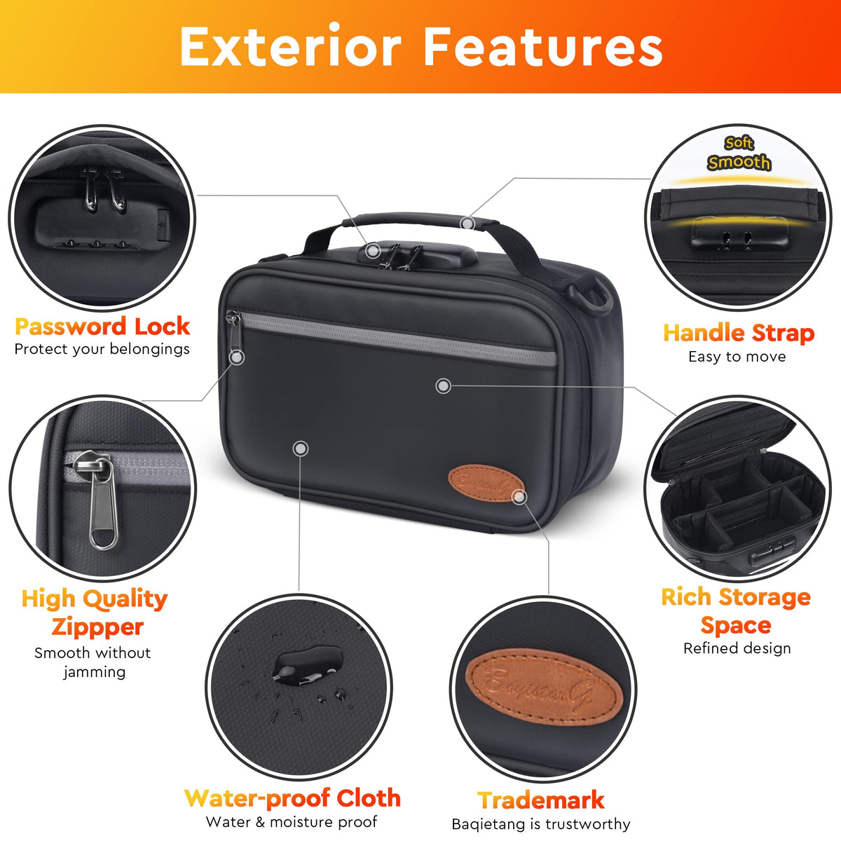 Compact dimensions 10.4 by 8.7 by 3.9 inches fit in bags or desks.