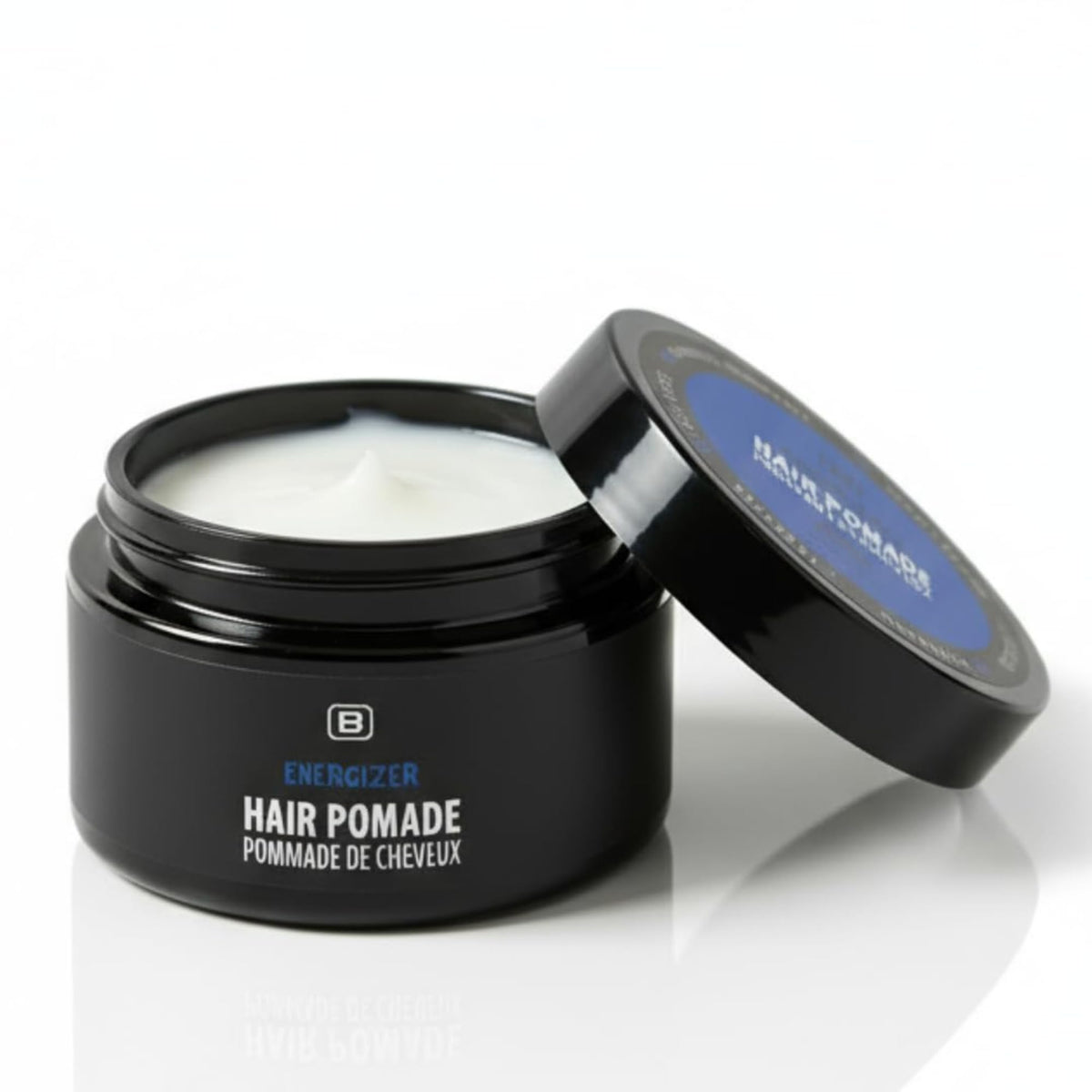 BOYZZ ONLY Black on White bottle — unscented pomade for everyday styling.