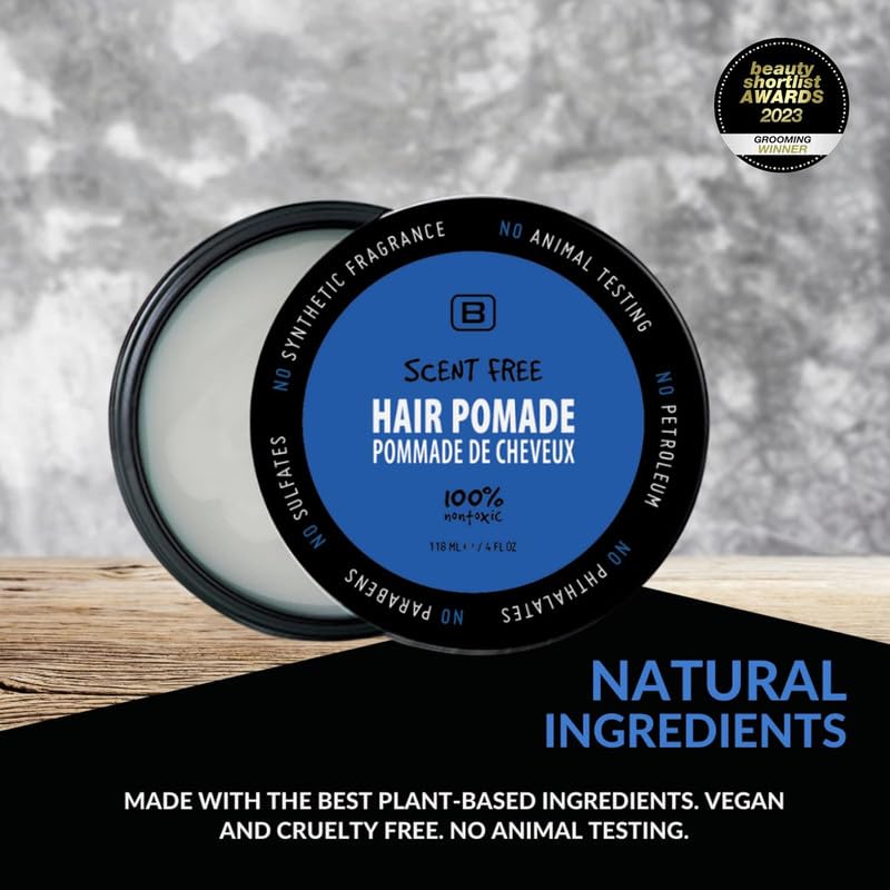 BOYZZ ONLY Black on White fragrance-free — ideal for sensitive scalps and all-day wear.
