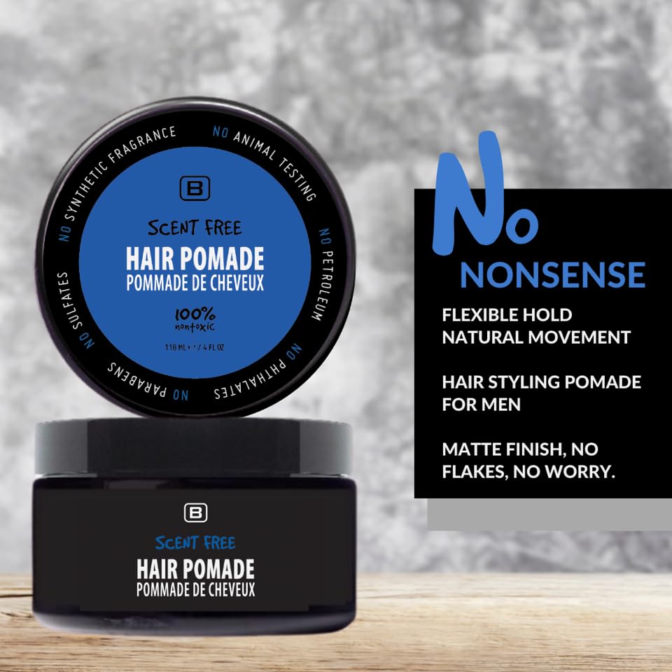 BOYZZ ONLY Black on White pomade texture — lightweight hold with flexible finish.