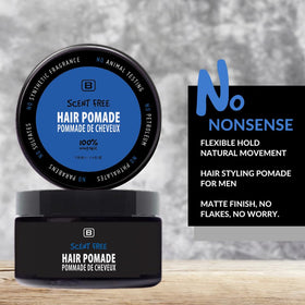 BOYZZ ONLY Black on White pomade texture — lightweight hold with flexible finish.