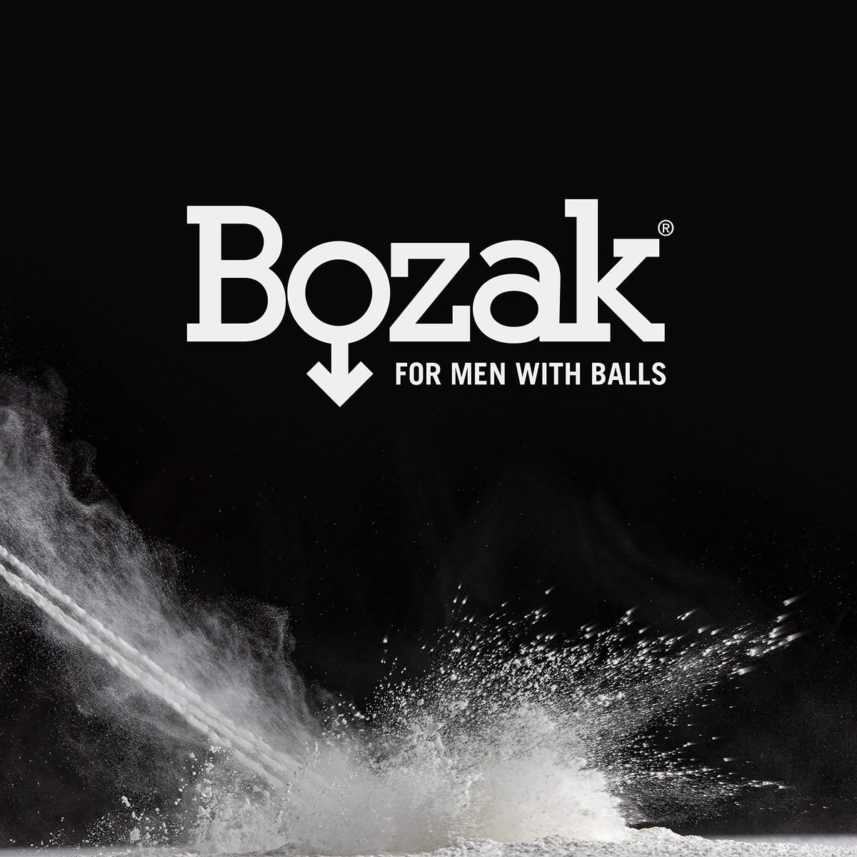 Bozak Cooling Powder moisture absorption image underscores sweat management