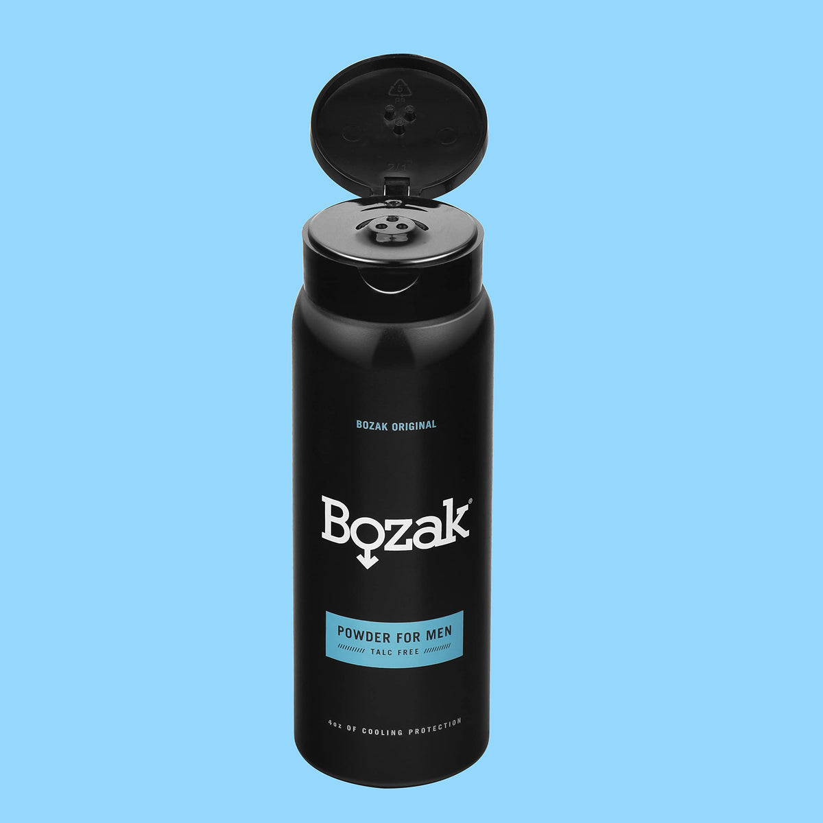 Bozak Cooling Powder outdoor use emphasizes long-lasting dryness