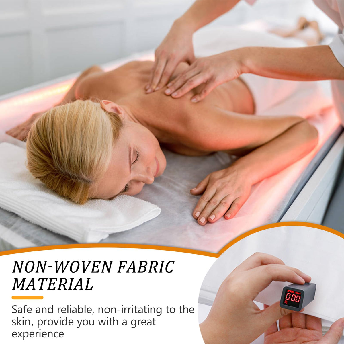Bozikey disposable waxing and lash bed sheets keep rooms clean.