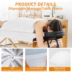 Bozikey single-use massage cover for estheticians enables quick setup.