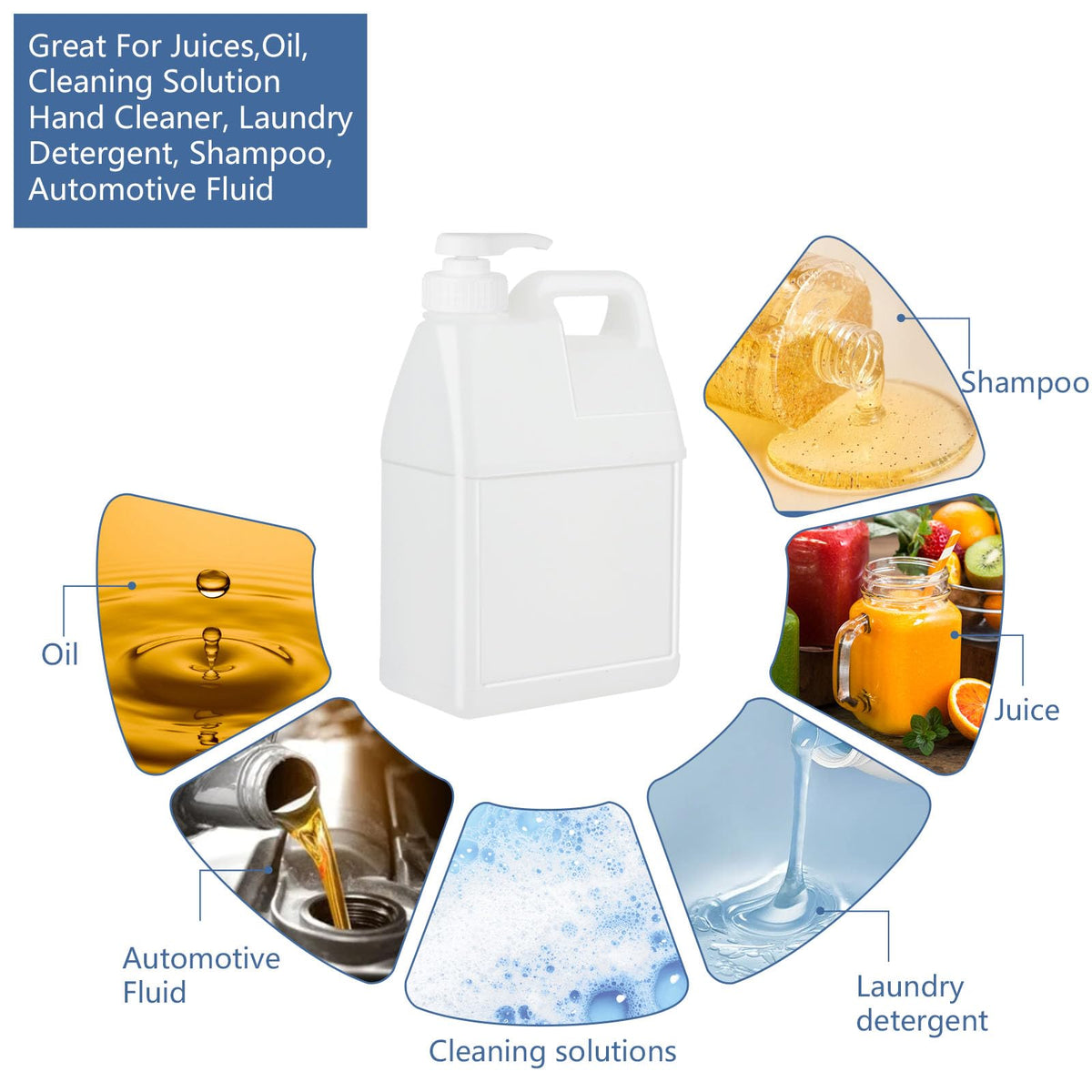 BPFY ergonomic handle 64 oz jug designed for easy transport.