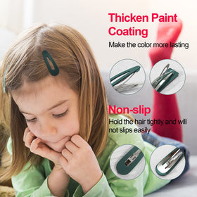 B.PHNE drop cutout style barrettes provide lightweight grip across hair types.