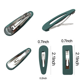 B.PHNE 40-pack multicolor barrettes suit thick or thin hair for easy styling.