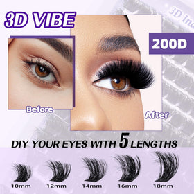B&Qaugen at-home lash application kit with tools