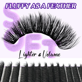 B&Qaugen feathery-soft lash fibers for lightweight wear