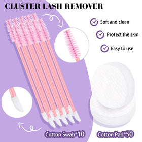 BQaugen Lash Remover removes lash glue and seals from clusters