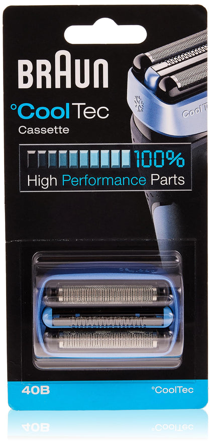 Braun 40B CoolTec replacement head for CT2s with precise edge and easy replacement