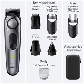Braun All-in-One Style Kit 7410 cleaning brush for quick maintenance