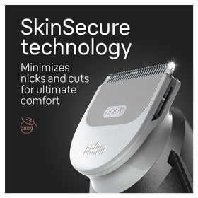 Braun Body Groomer 5 Li-Ion battery delivers up to 100 minutes of power.