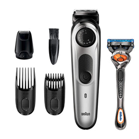 Braun BT5265 beard trimmer shows precision dial for exact length control