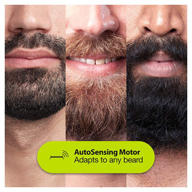 Braun BT5265 precise edges help define neck and cheek lines