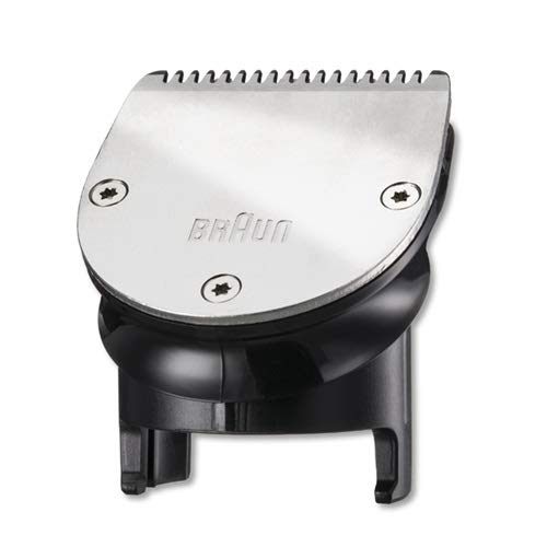 Braun main trimmer head metal blade for compatible models delivers precise grooming results
