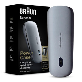 Braun PowerCase front view shows portable charging on the go
