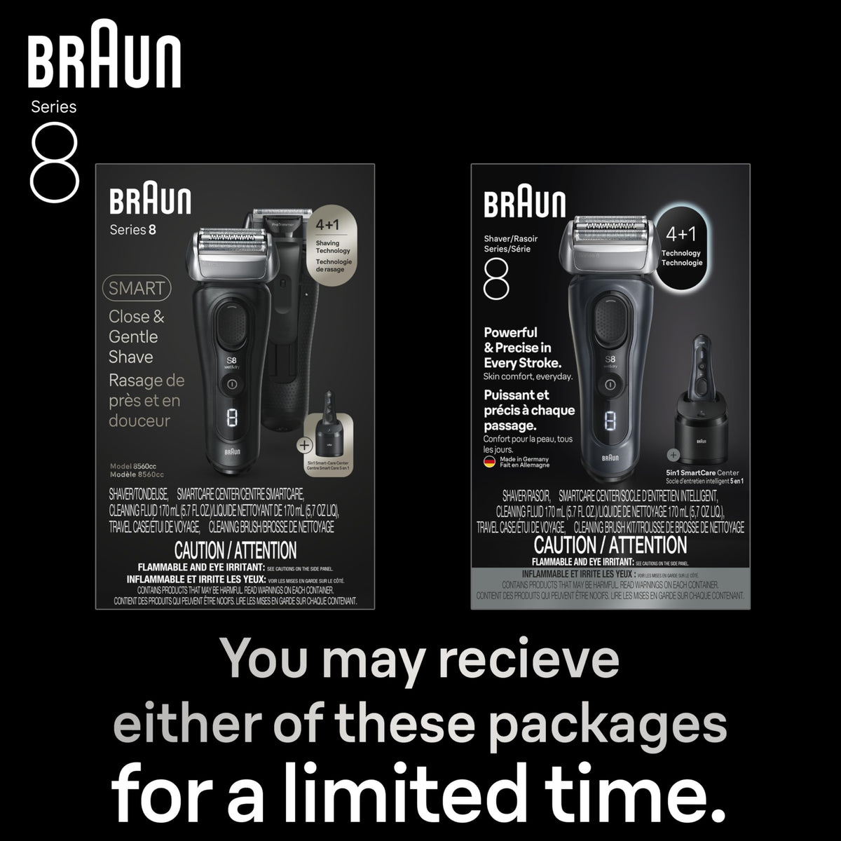 Braun PowerCase travel protective shell shields shaver from bumps and spills.