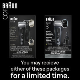 Braun PowerCase travel protective shell shields shaver from bumps and spills.