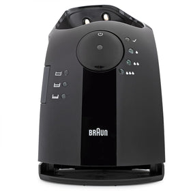 Braun base for Pulsonic and Select Series 7 sits securely on the counter.