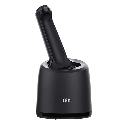 Braun replacement clean and charge base front view showing compatibility and convenience