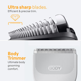 Braun Series 5 5490 body groomer for full-body grooming.