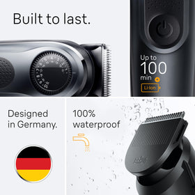 Braun Series 5 5490 detail trimmer for fine line work.