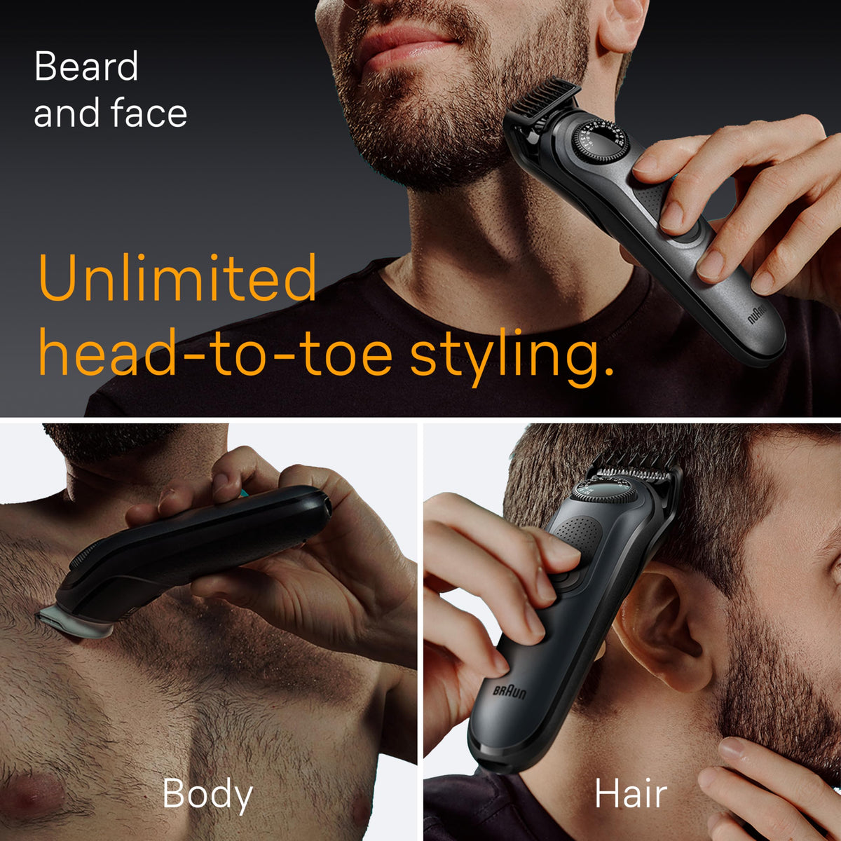 Braun Series 5 5490 ear nose trimmer for clean maintenance.