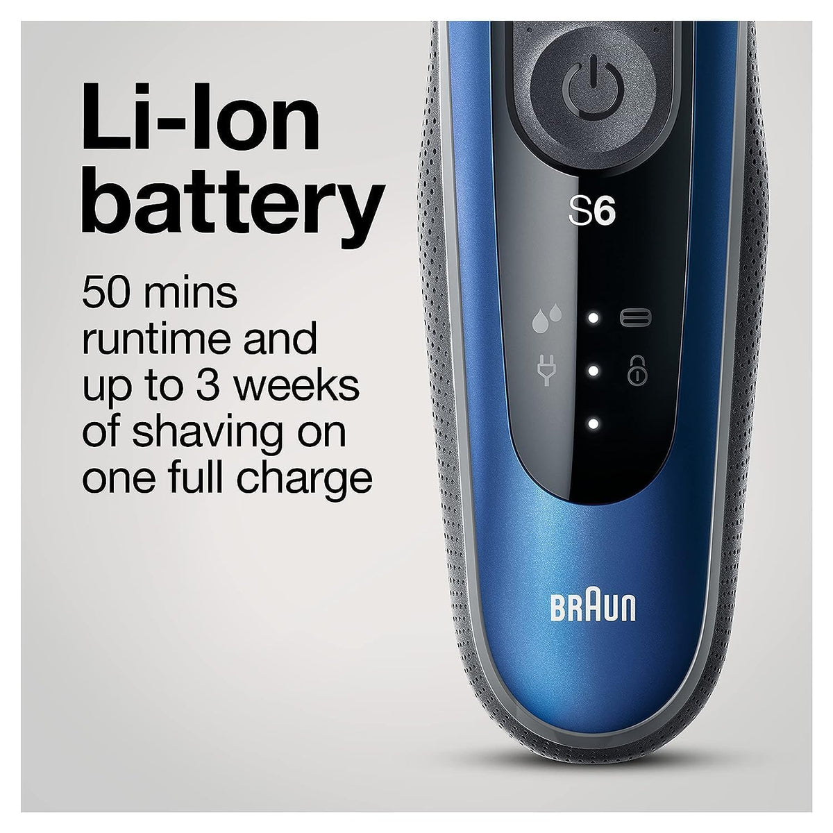 Braun Series 6 6040cs charging stand keeps razor ready