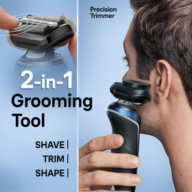 Waterproof design of Braun Series 6 6172cc for easy rinsing