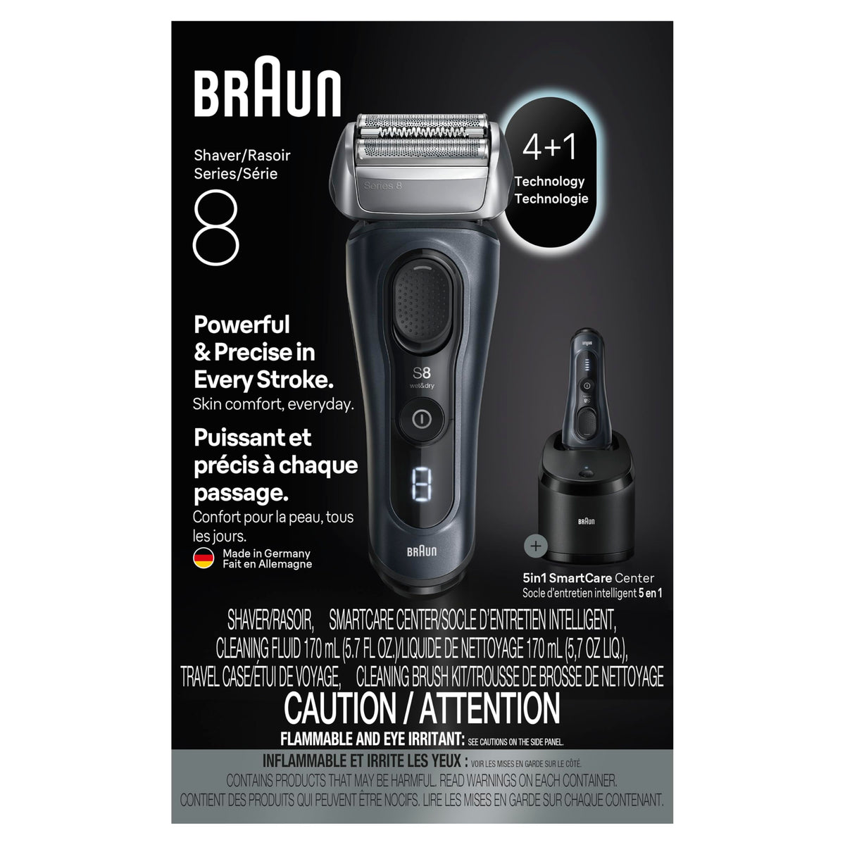 Braun Series 8 8560cc gift set ideal for premium grooming enthusiasts.