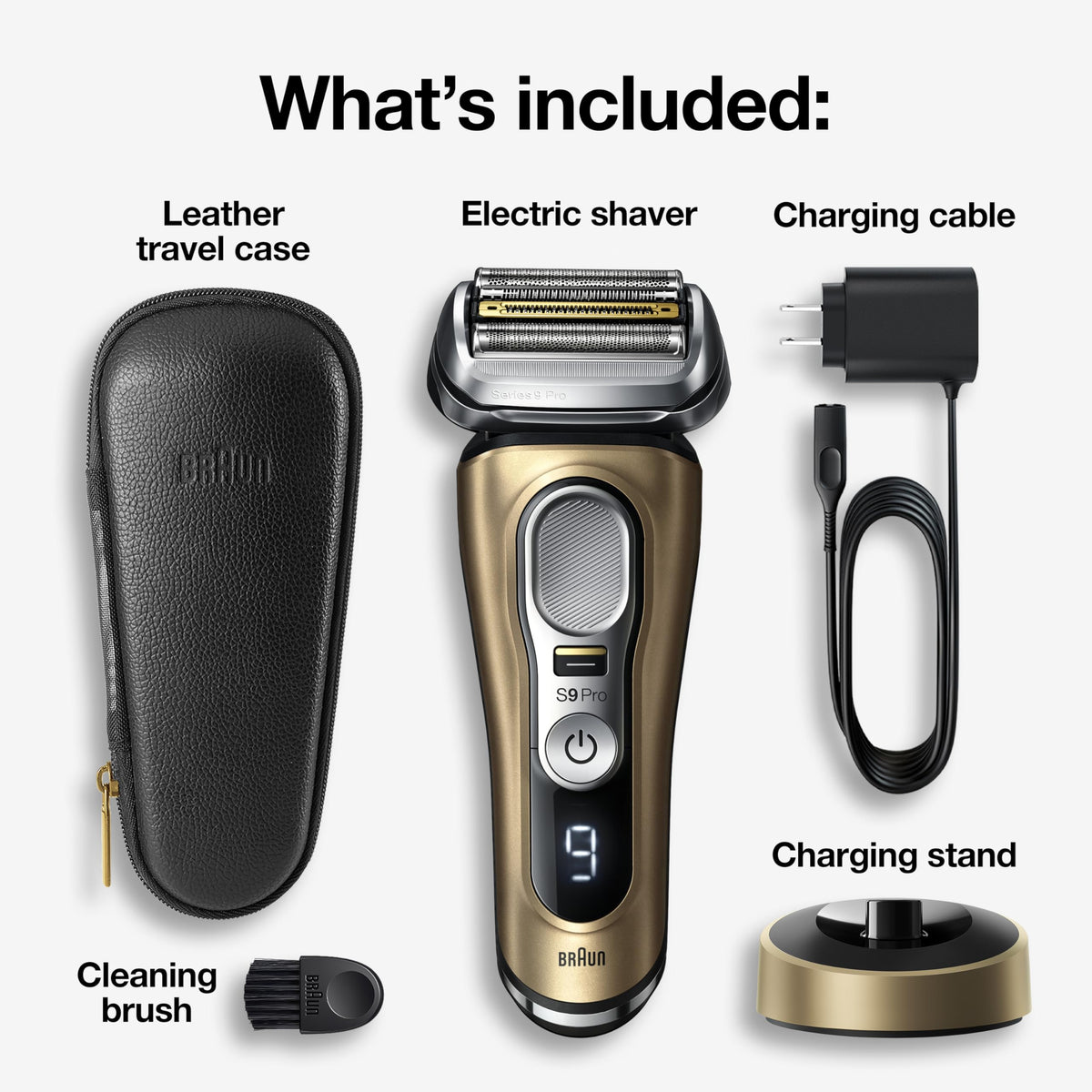 Braun Series 9 Pro 9419s ProLift trimmer close-up for lifting long hairs