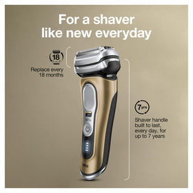 Braun Series 9 Pro 9419s waterproof up to five meters for shower use