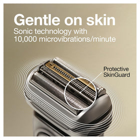 Braun Series 9 Pro 9477cc PowerCase provides extended battery life on the go.
