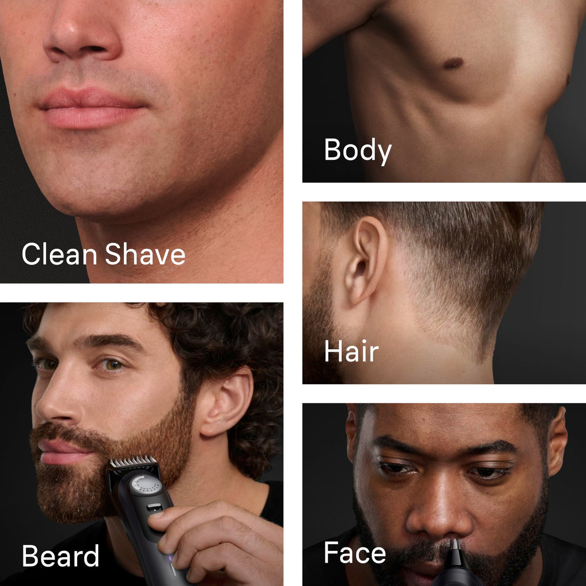 Braun Series 9 Pro precision wheel settings for precise trims and lengths.