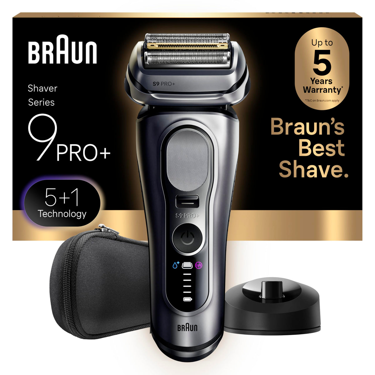 Braun Series 9 PRO+ close-stroke for a smooth, close shave