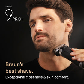 Braun Series 9 Pro+ SmartCare Center showing cleaning, drying, charging