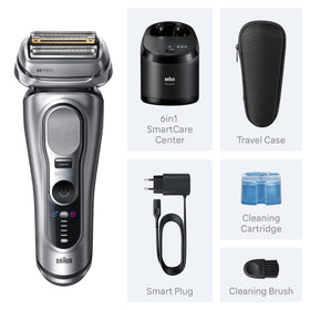 Braun Series 9 Pro+ travel kit with extra head for convenience