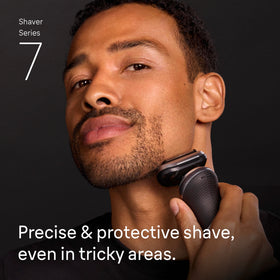 Shaver supports Wet & Dry use for flexibility.