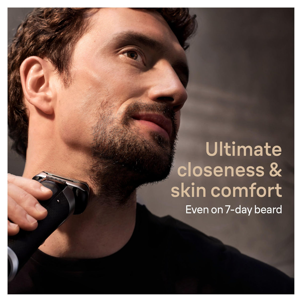 Braun Series 9 Pro+ SyncroSonic technology reading beard density.