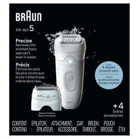Braun Silk-epil 5 SE5-041 cordless epilator for wet and dry use