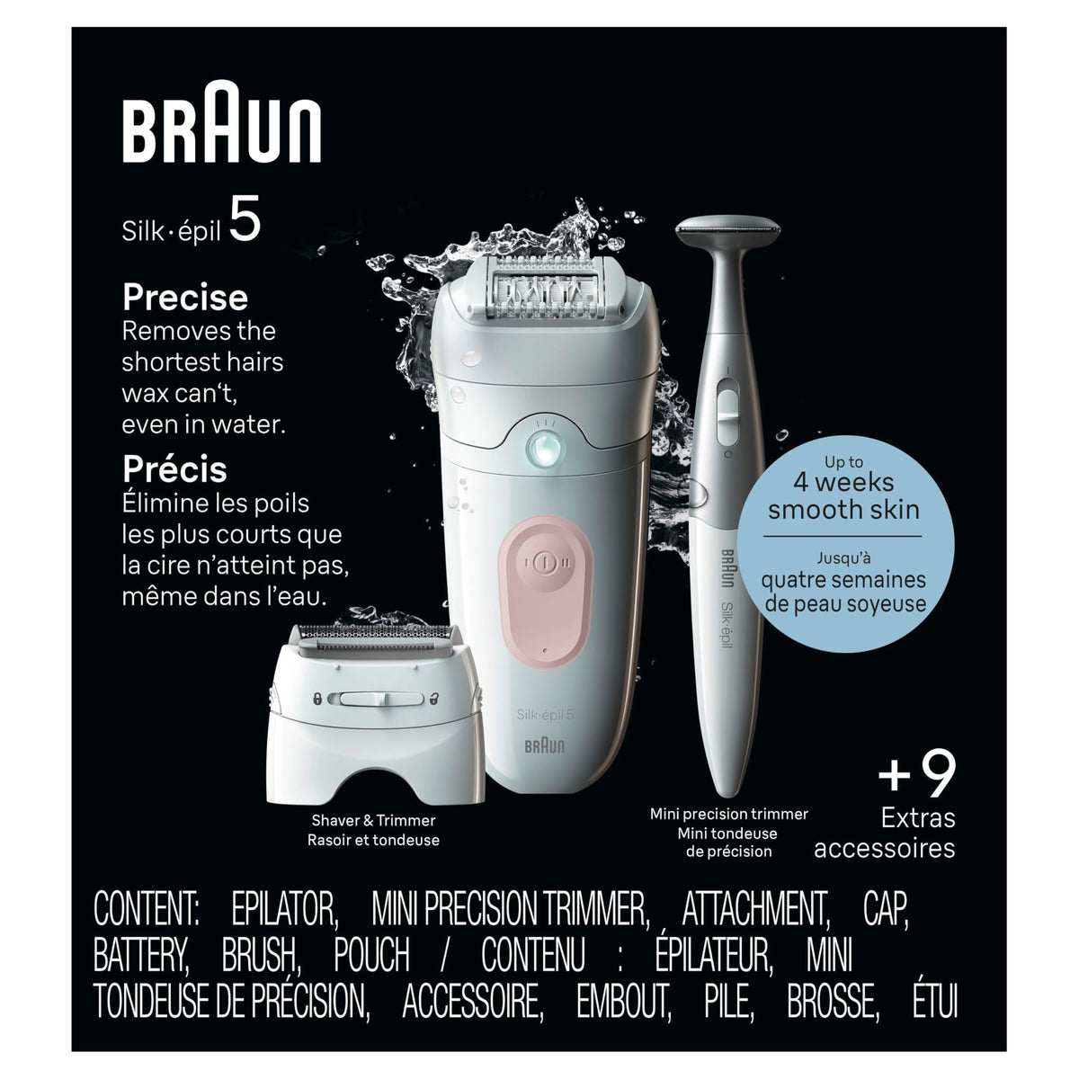 All-in-one Braun Silk-épil 5 SE5-230 kit enables versatile hair removal routines