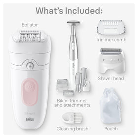 Braun Silk-épil 5 SE5-230 ready for wet and dry use for gentle epilation