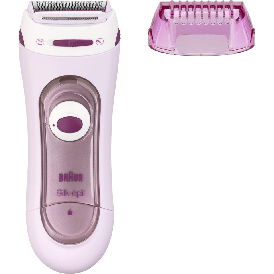 Braun Silk-epil 5100 shaver glides over legs for a close, smooth finish.