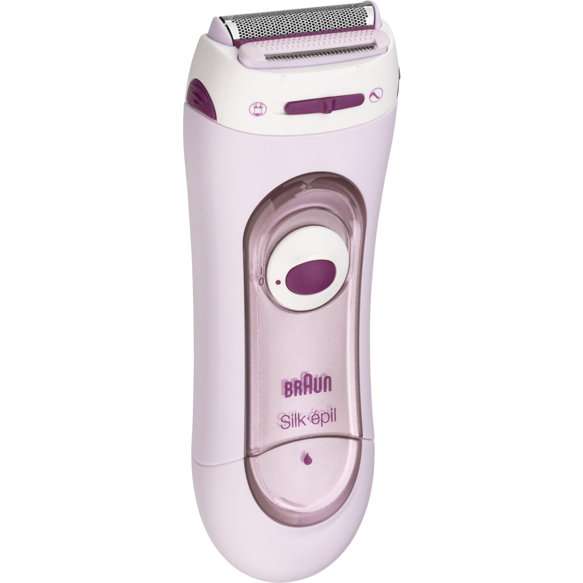 Braun Silk-epil 5100 trimmer cap shown for bikini line and sensitive areas.