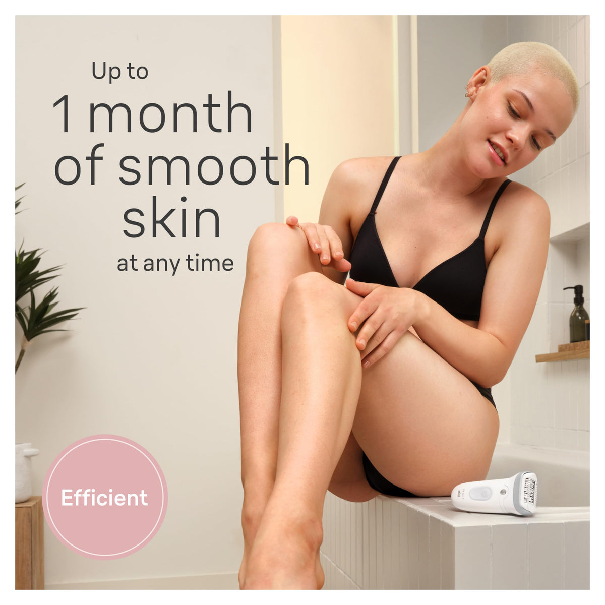 Braun Silk-épil 7 wet and dry use supports flexible sessions.