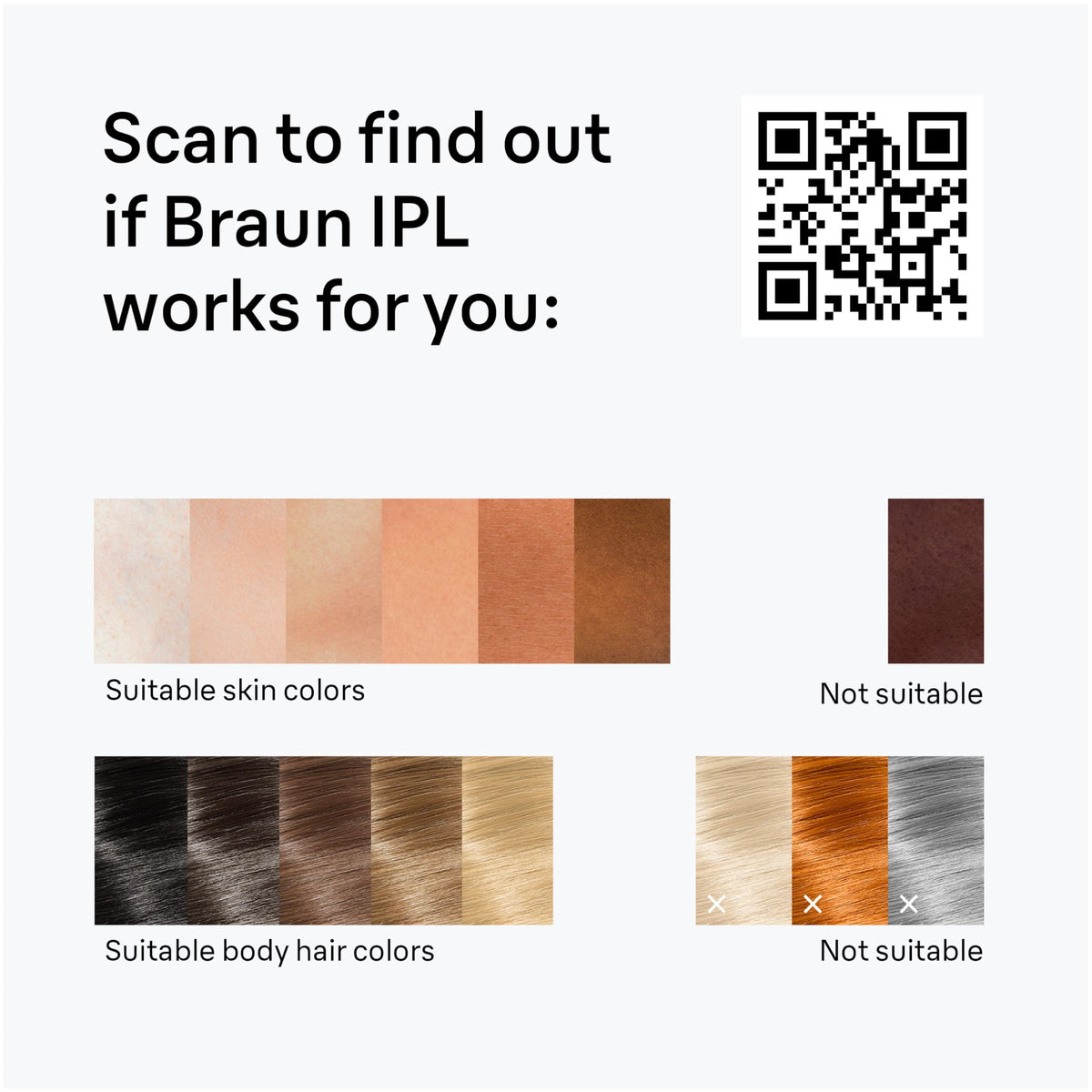 Full-body use with Braun Silk-Expert Mini and long-lasting flashes.